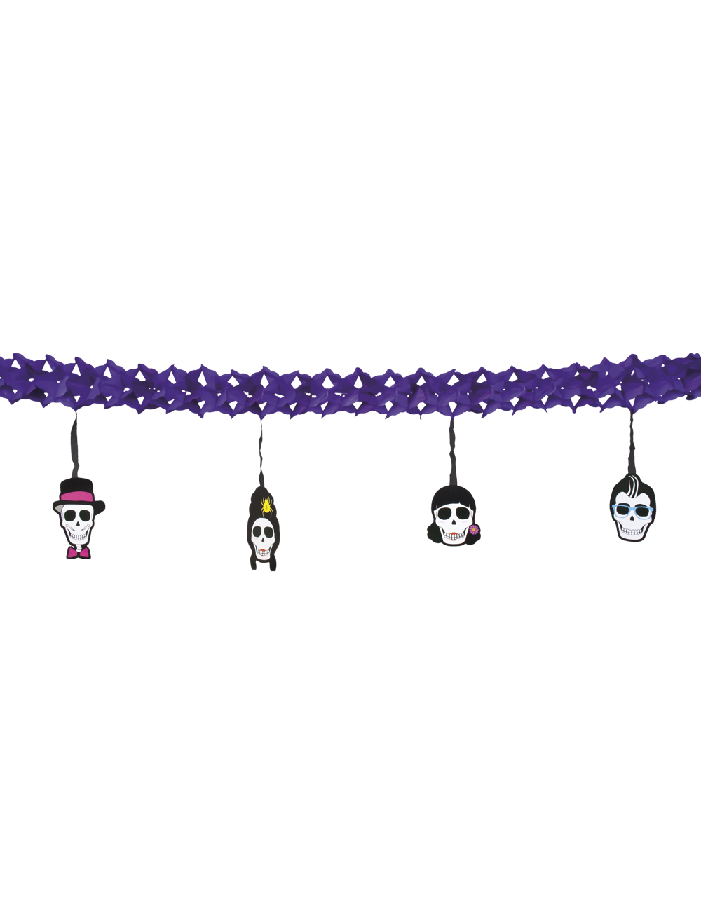Guirlande papier Día de los muertos 4 m