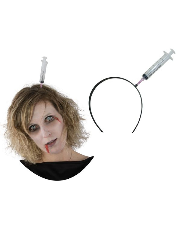 Serre-tête seringue effrayant Halloween