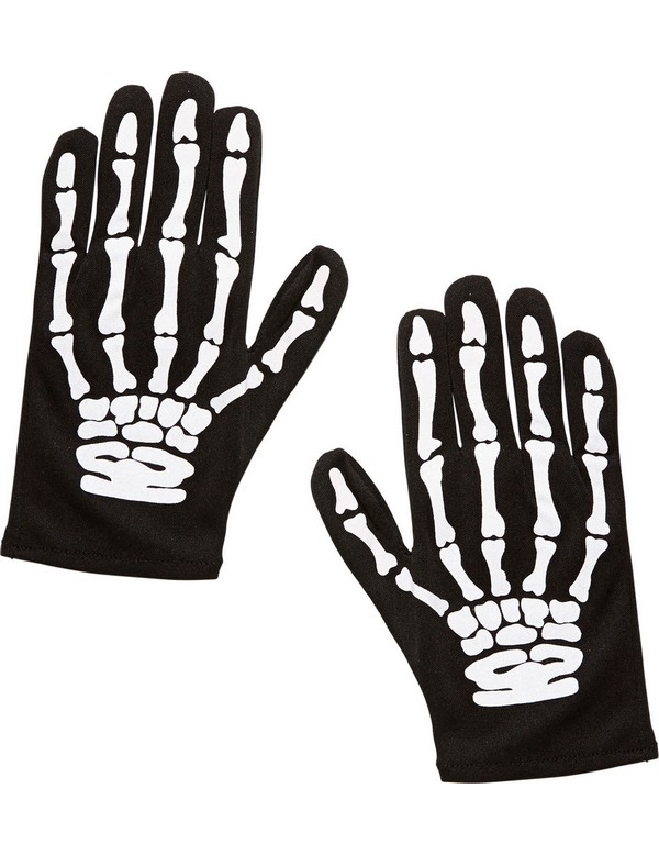 Gants squelette enfant Halloween
