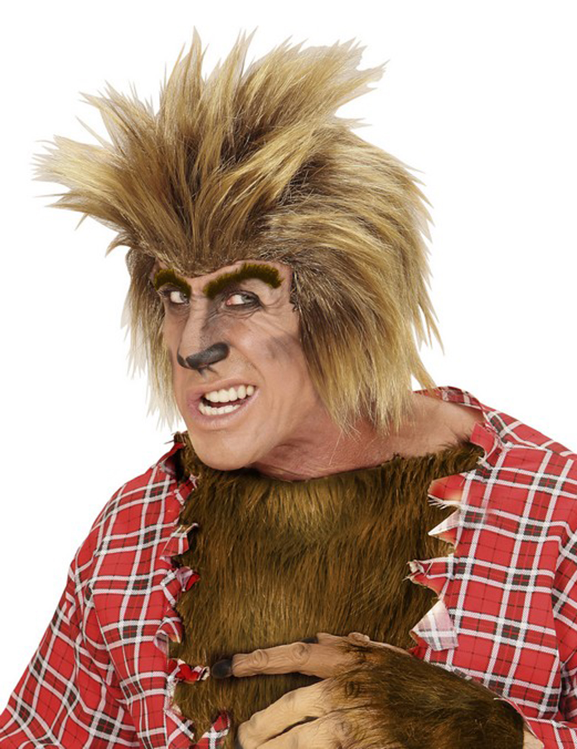 Perruque loup garou adulte Halloween