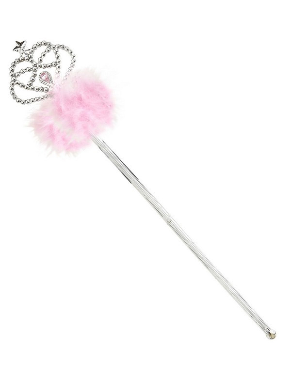 Baguette princesse avec fourrure rose