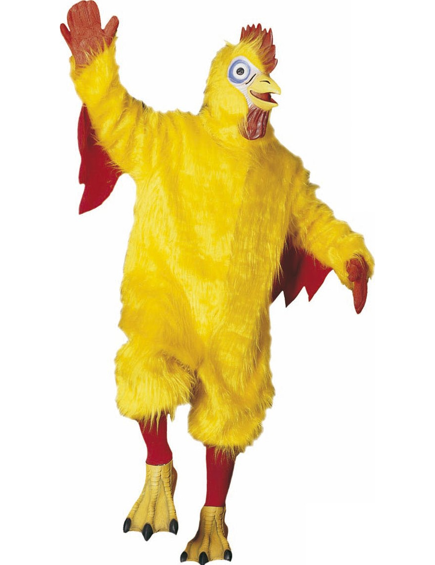 Déguisement mascotte poulet adulte