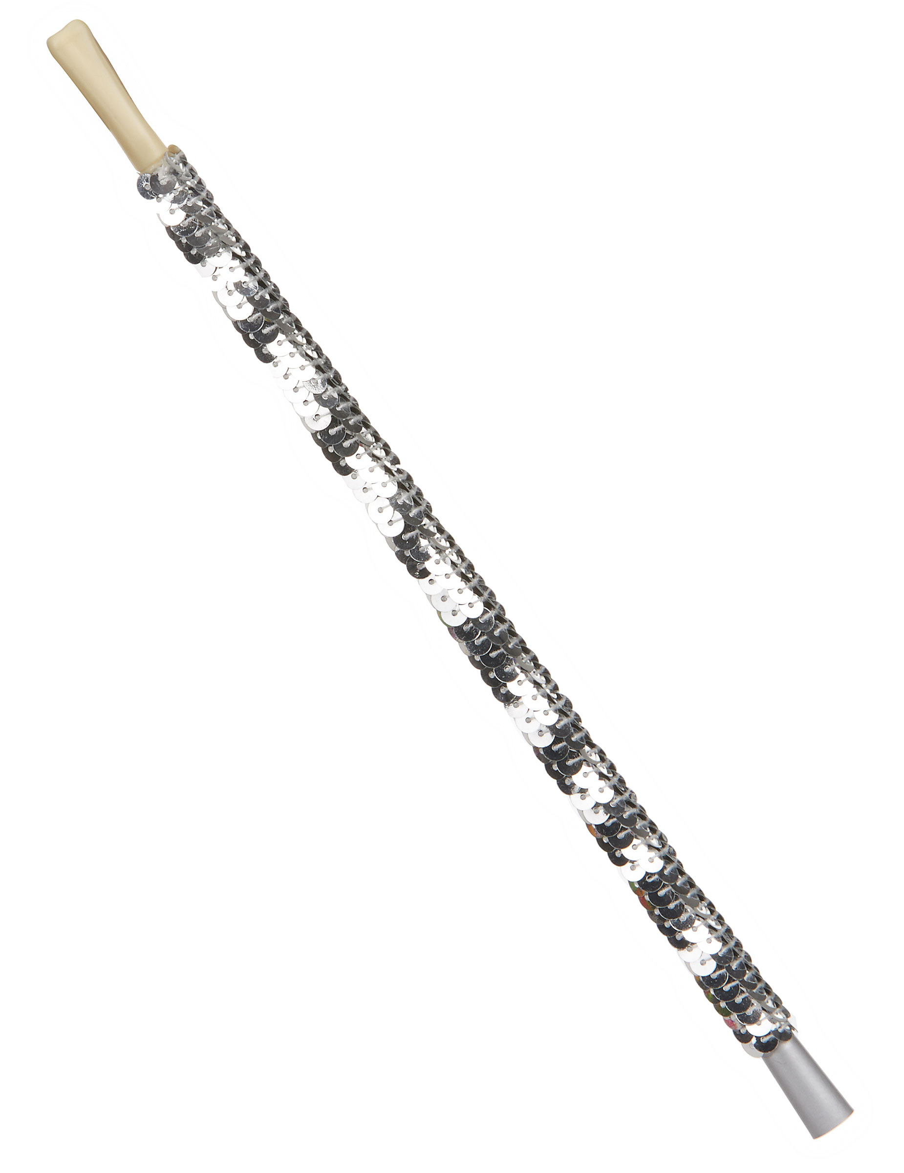 Porte cigarette sequins argent