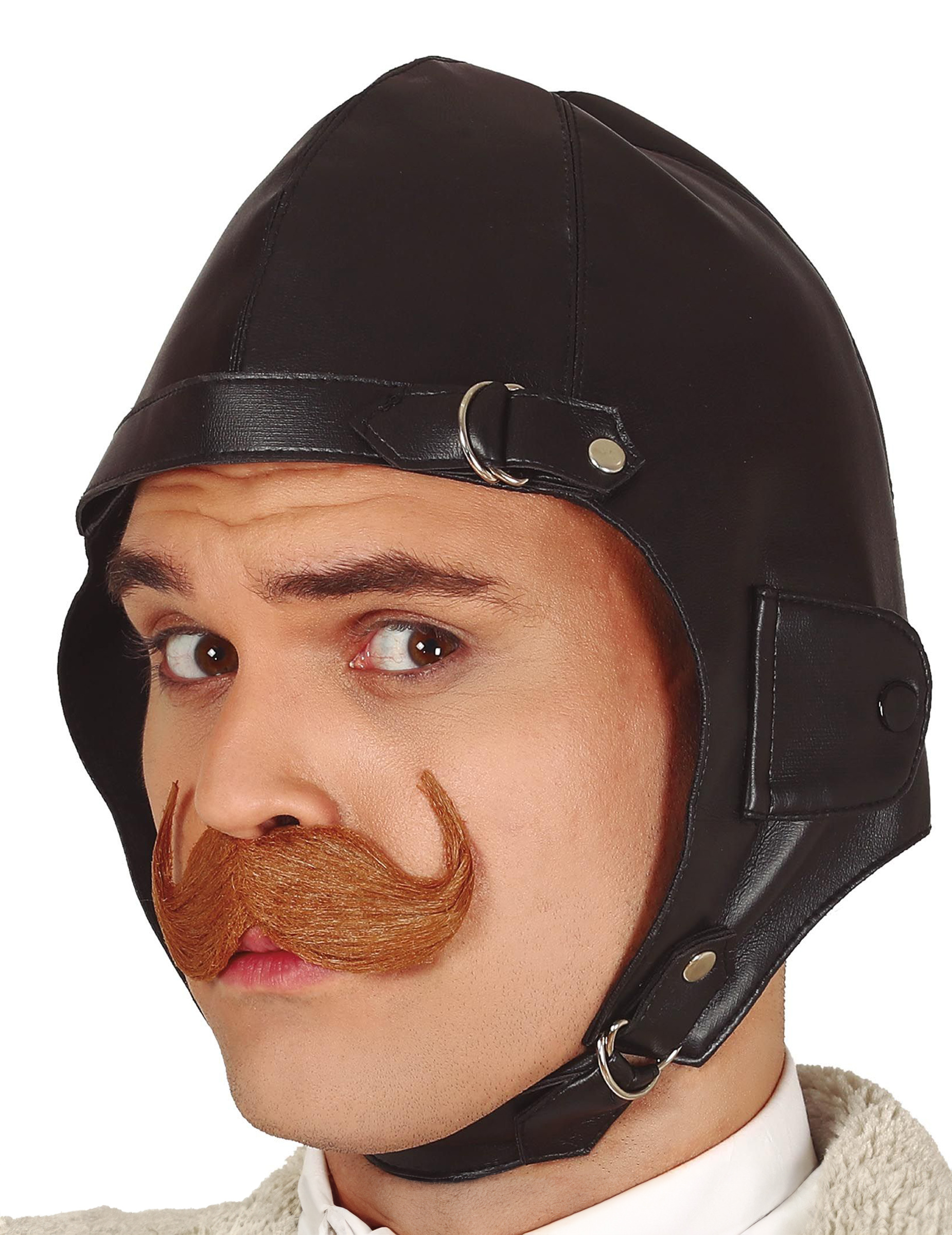 Bonnet aviateur noir adulte