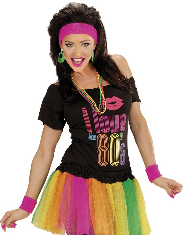 Bandeaux roses fluo adulte