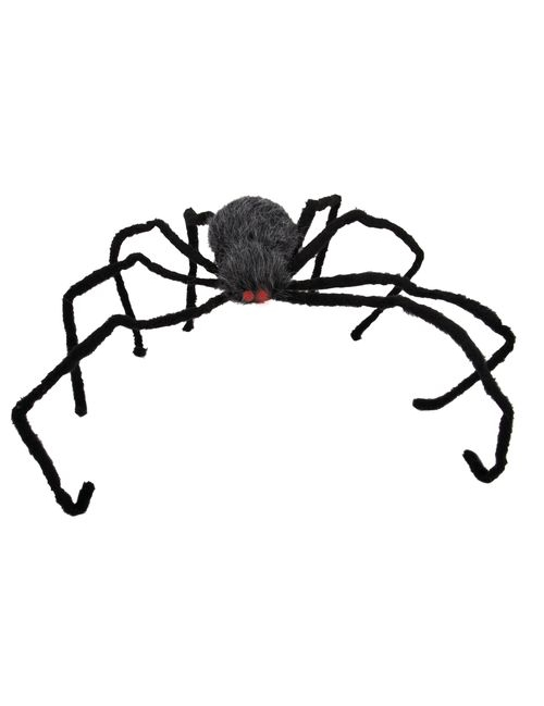 Araignée géante peluche avec yeux lumineux 2 m Halloween