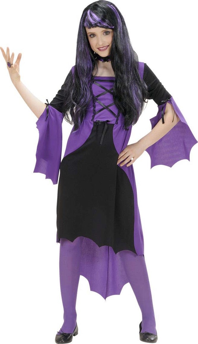 Déguisement vampire violette fille Halloween