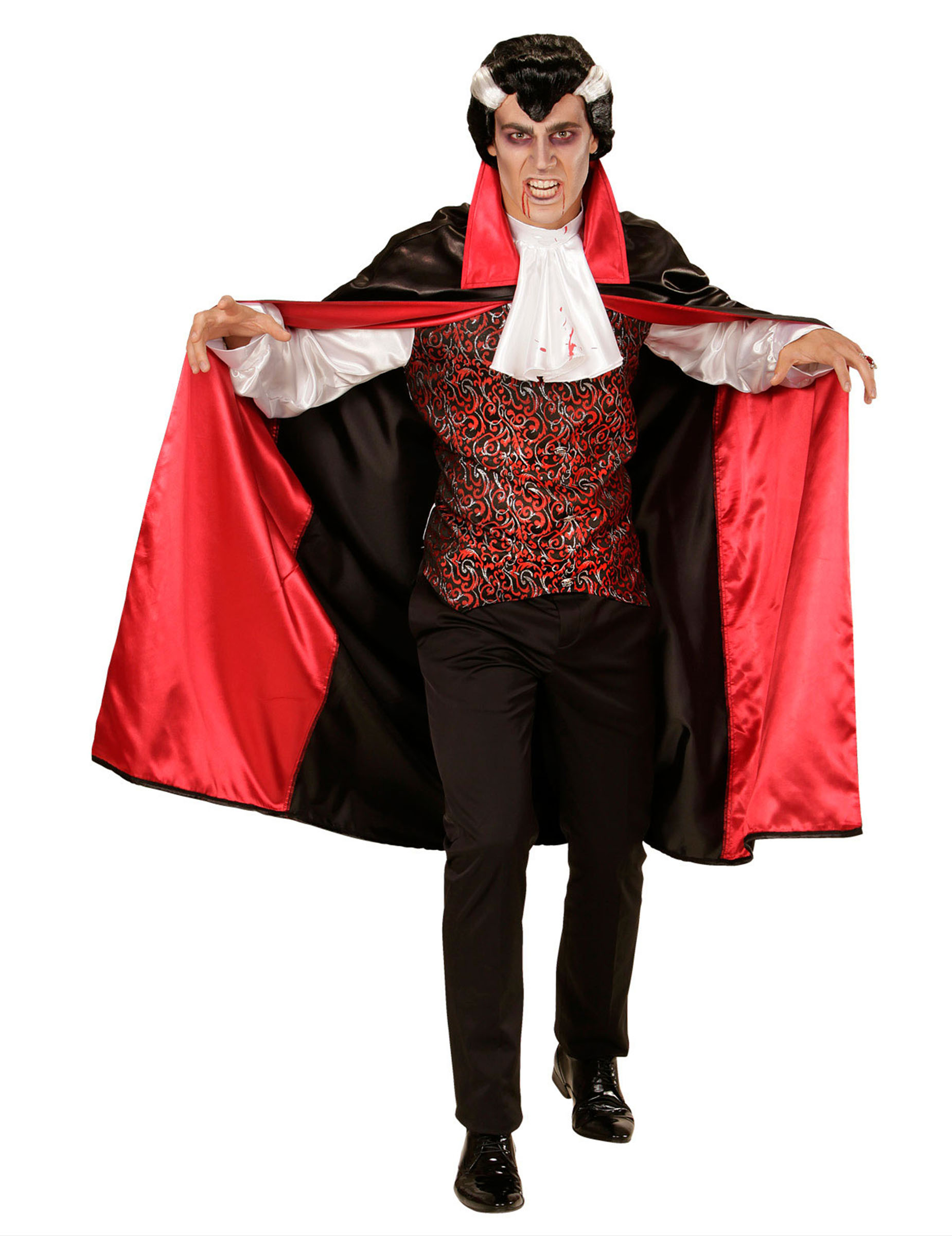 Déguisement vampire avec jabot homme Halloween