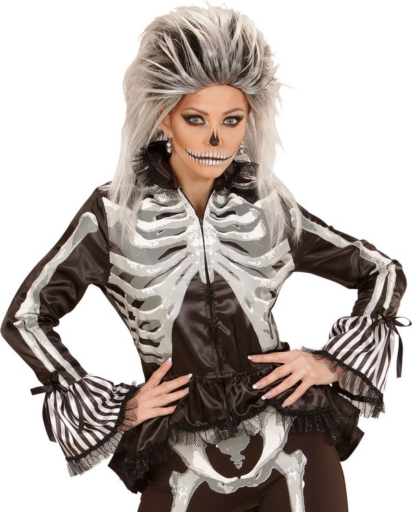 Chemise squelette femme Halloween