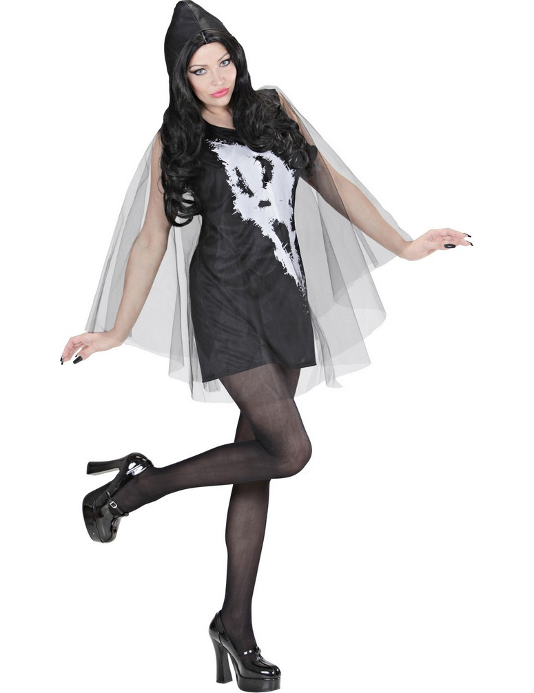 Déguisement fantôme hurlant femme Halloween