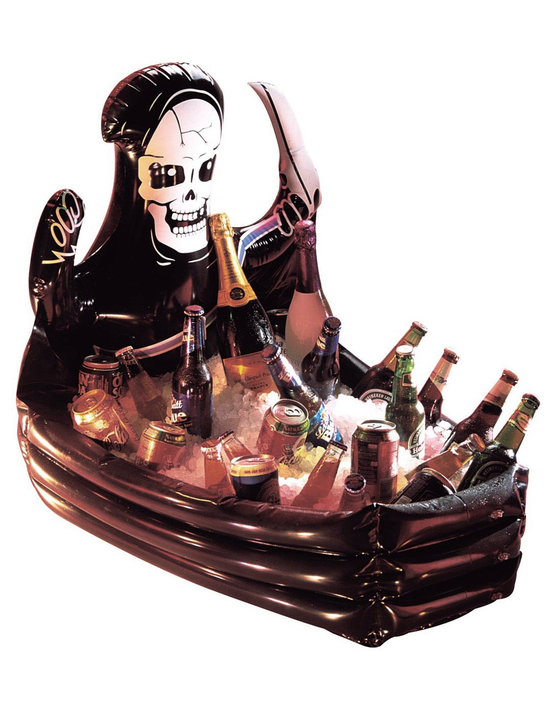 Cercueil porte boisson gonflable Halloween 92 cm