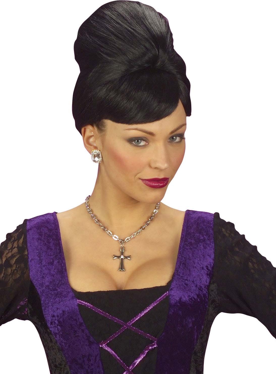 Collier argenté croix femme