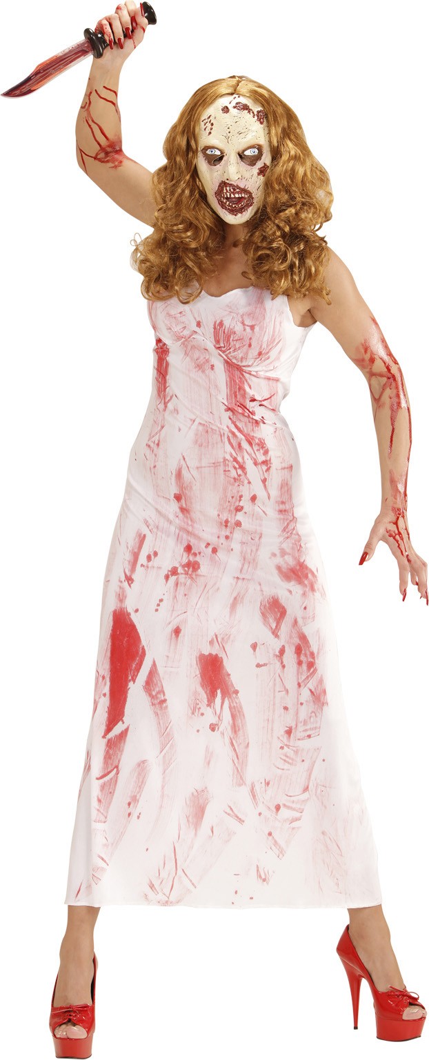 Déguisement tueuse ensanglantée femme Halloween