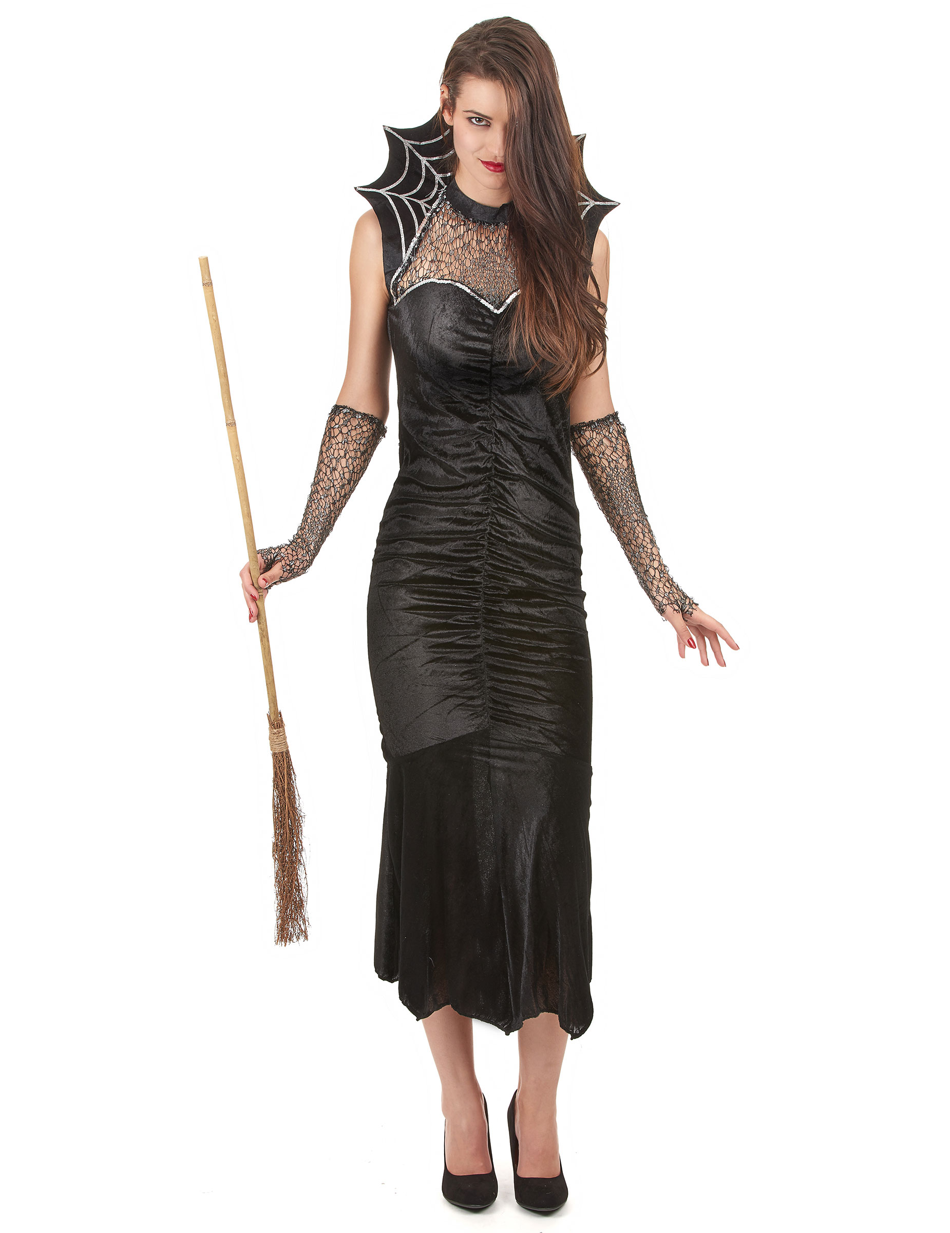 Déguisement col toile d'araignée femme Halloween