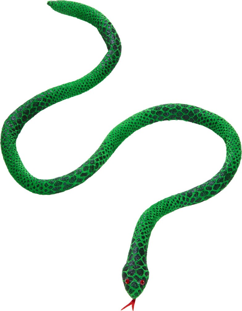 Serpent vert flexible 100 cm