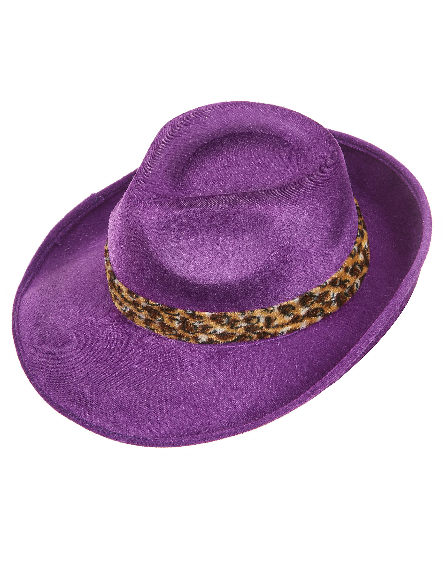 Chapeau pimp violet adulte