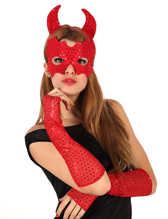 Kit diable rouge Halloween