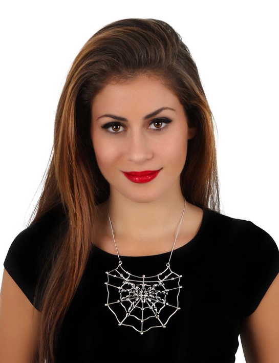 Collier toile d'araignée