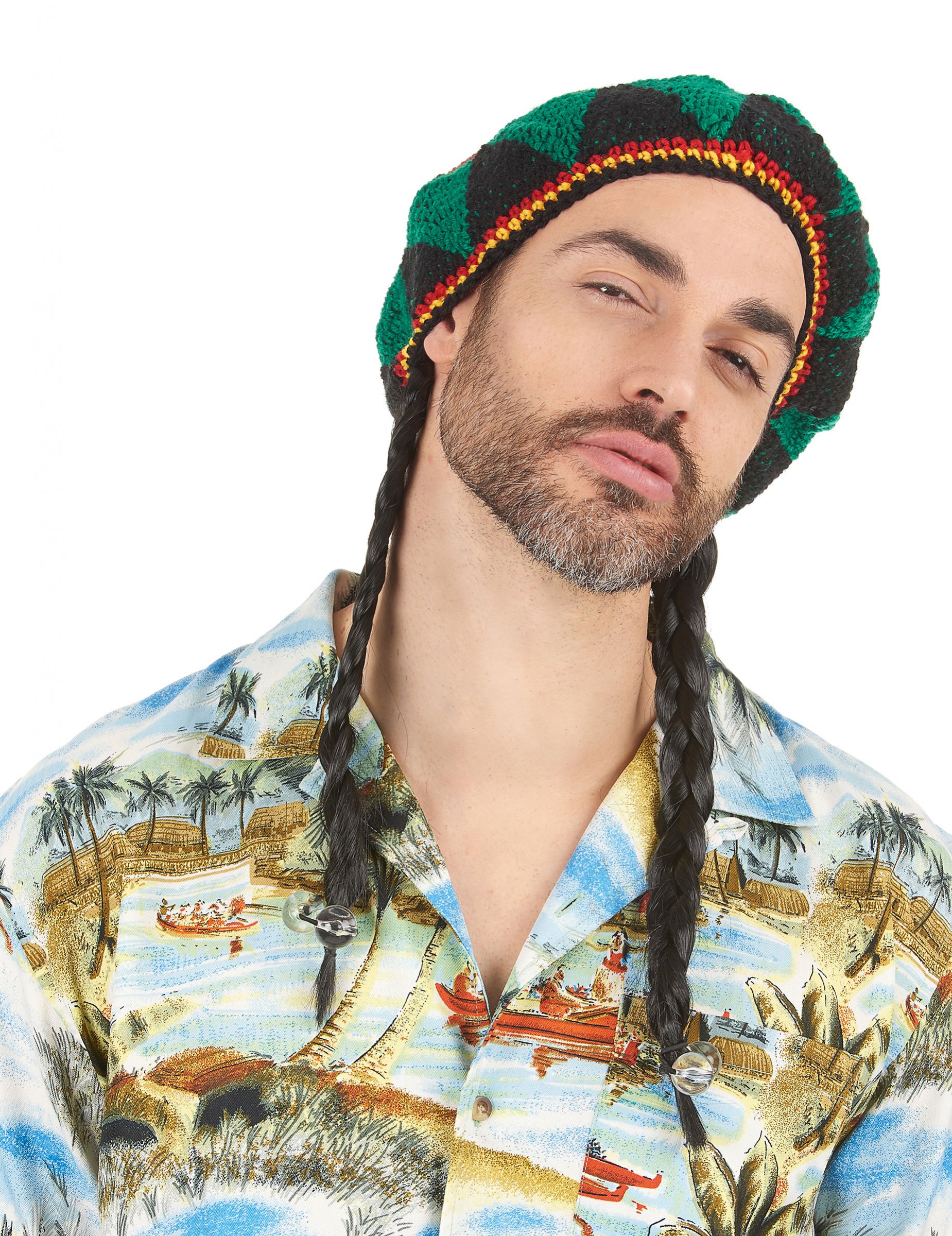 Perruque star du reggae homme