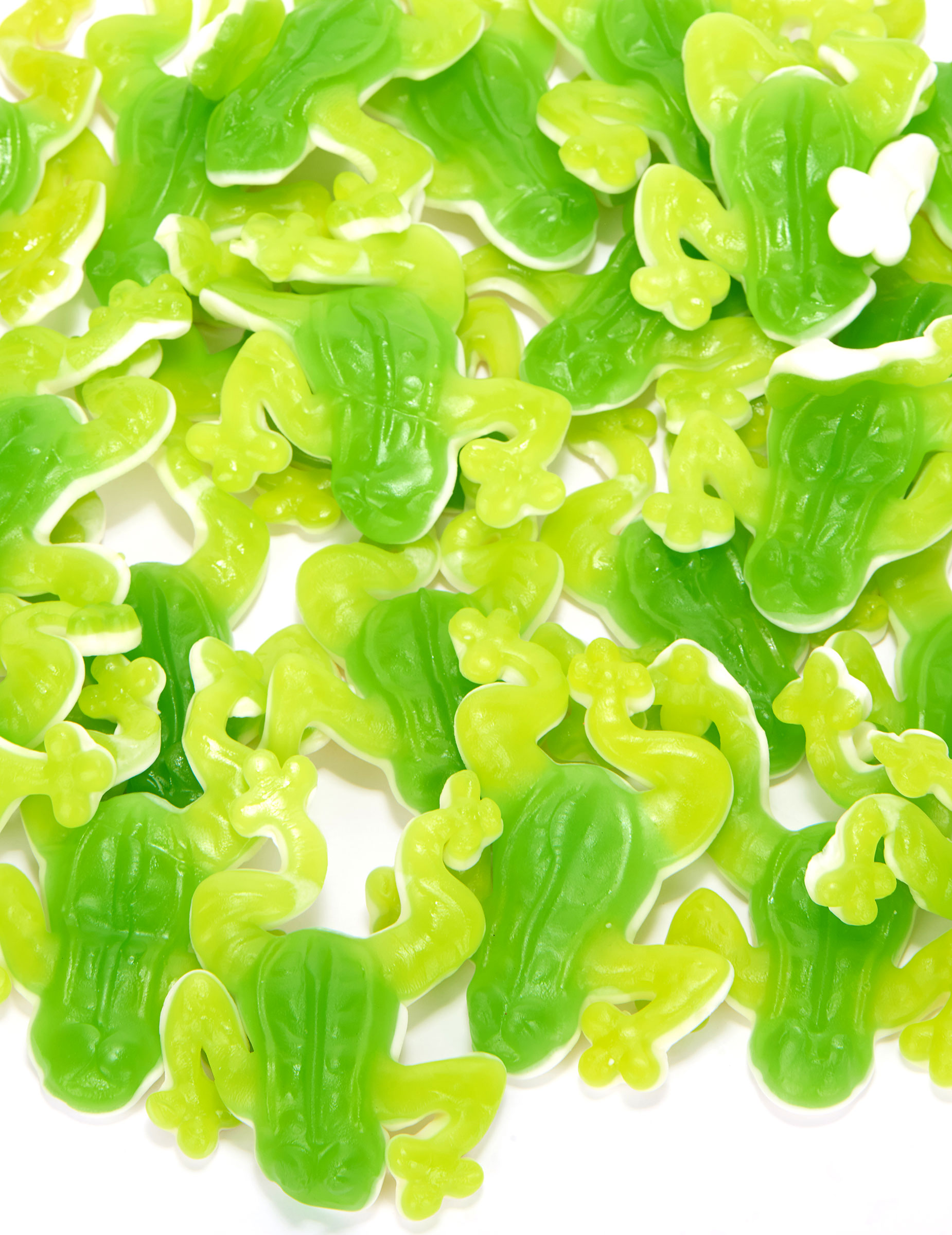 Sachet bonbons grenouilles vertes gélifiées 1 kg