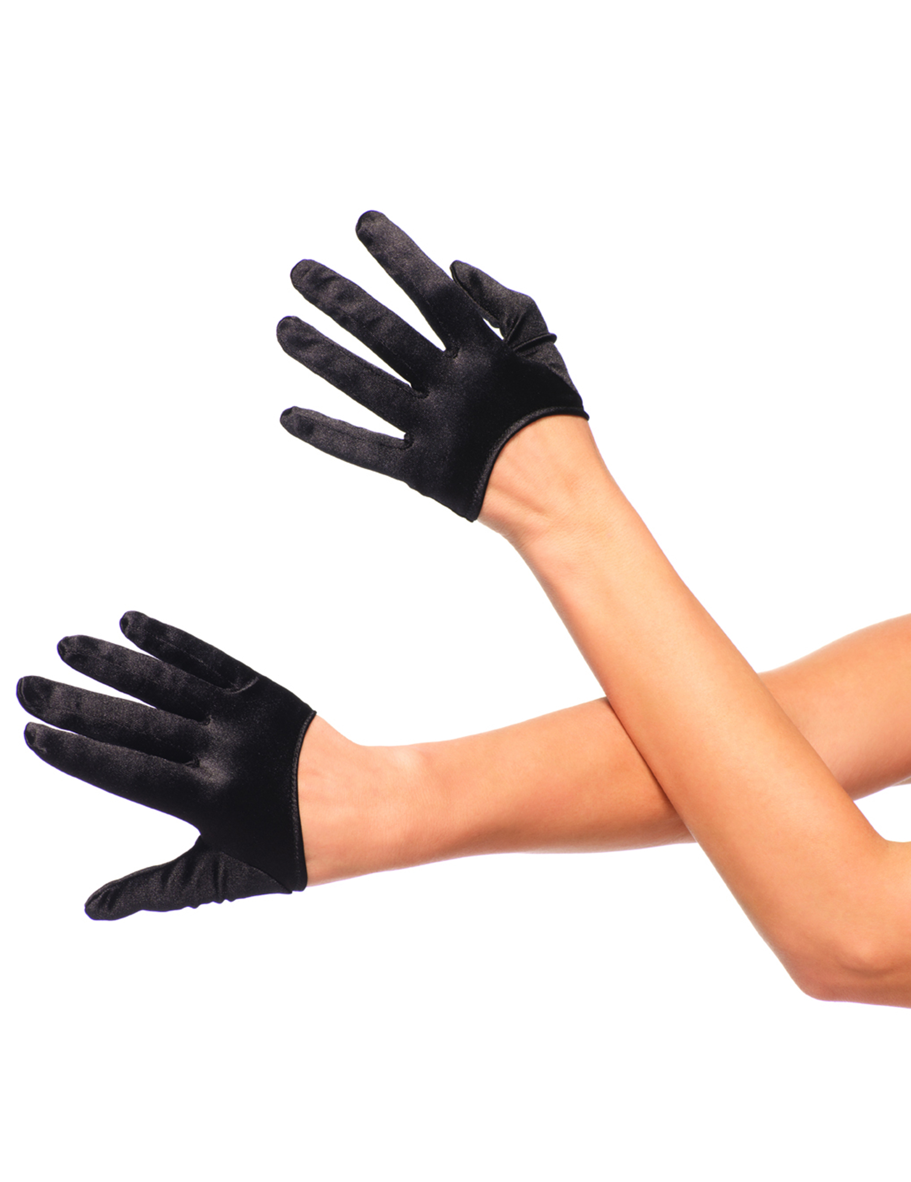 Mini gants noirs femme