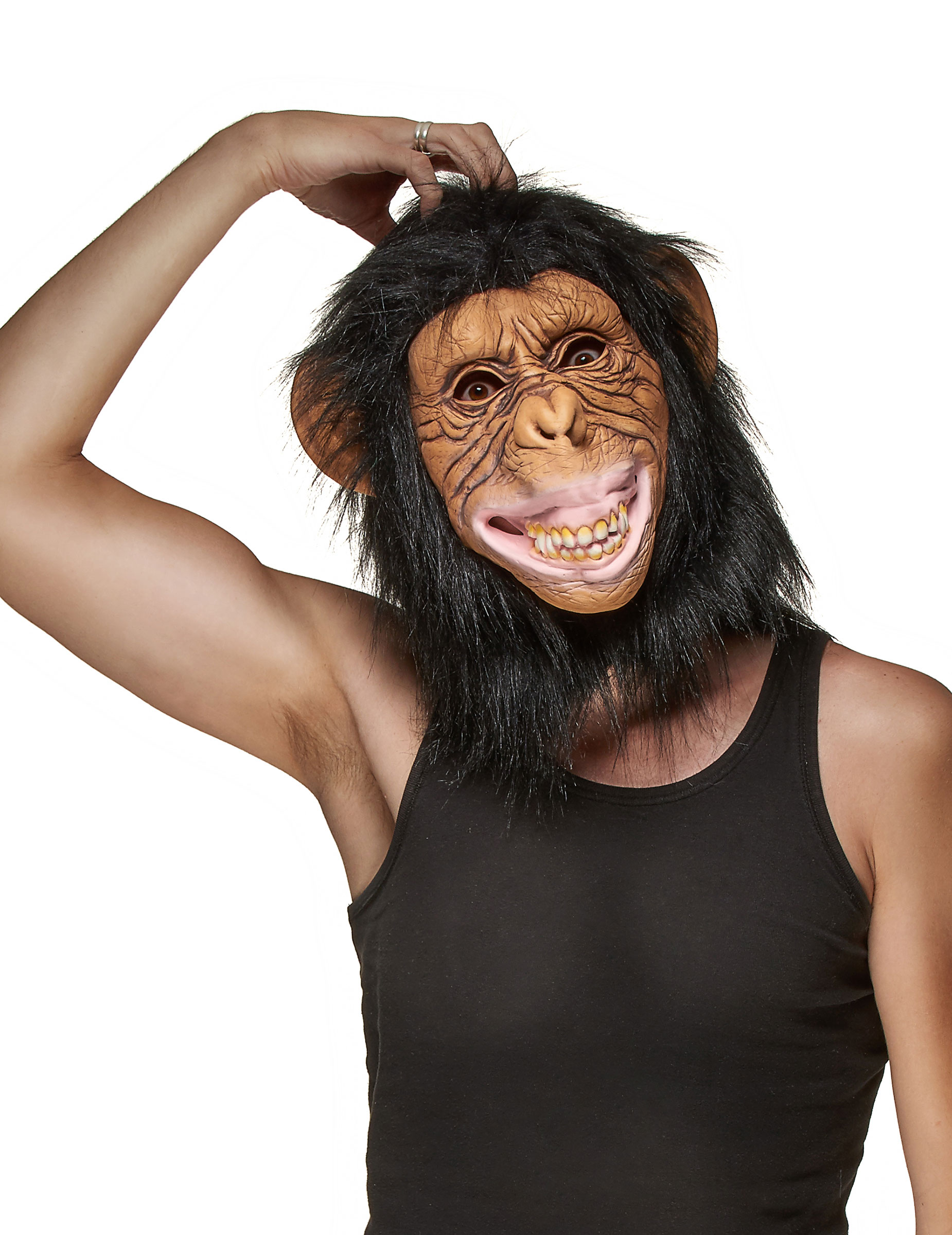 Masque latex singe adulte