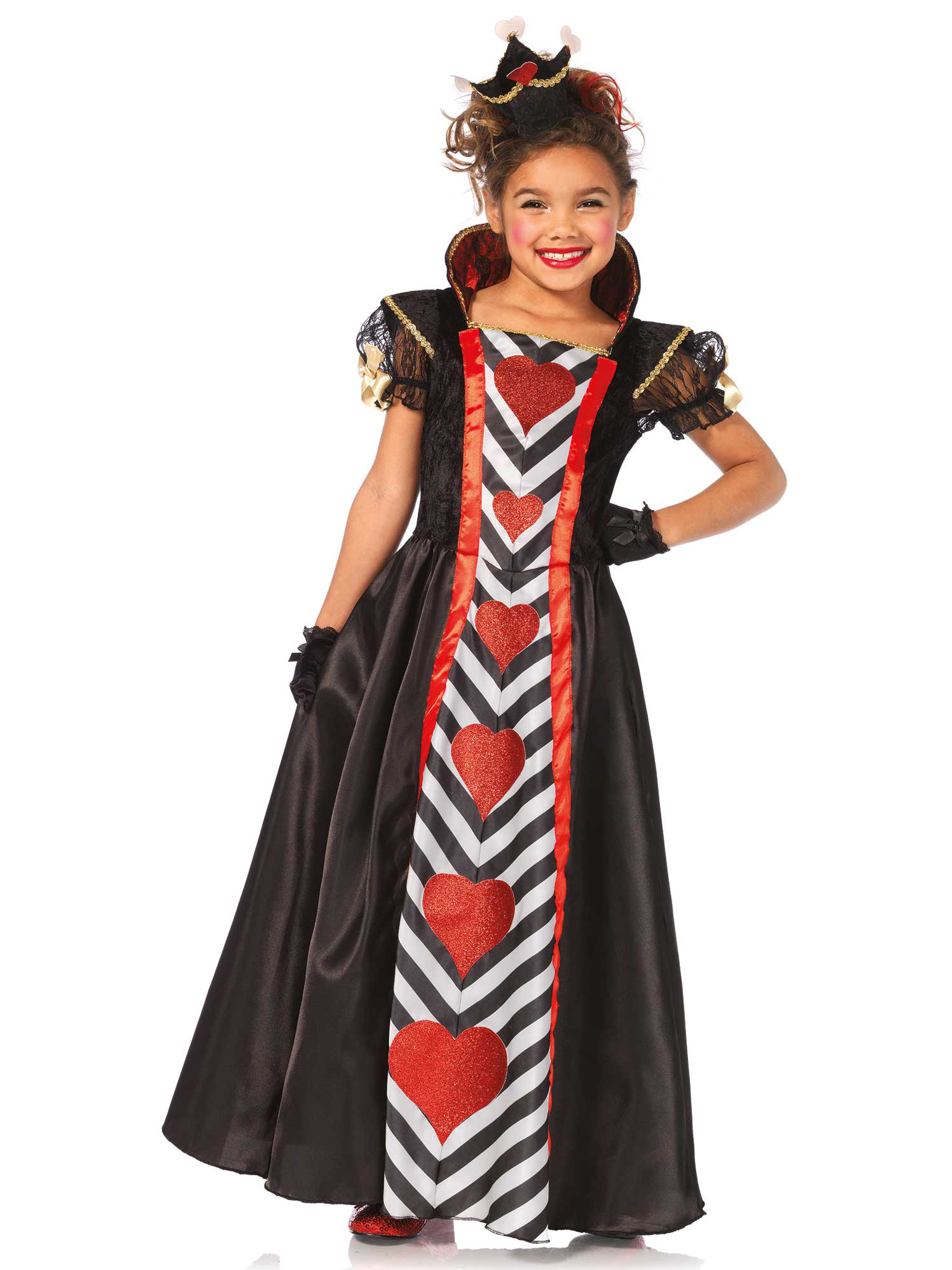 Déguisement reine de coeur fille