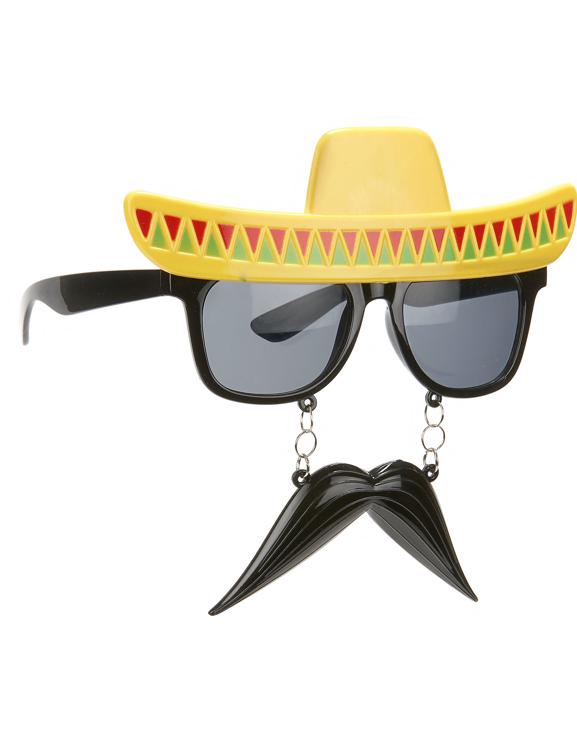 Lunettes avec moustaches mexicaines adulte