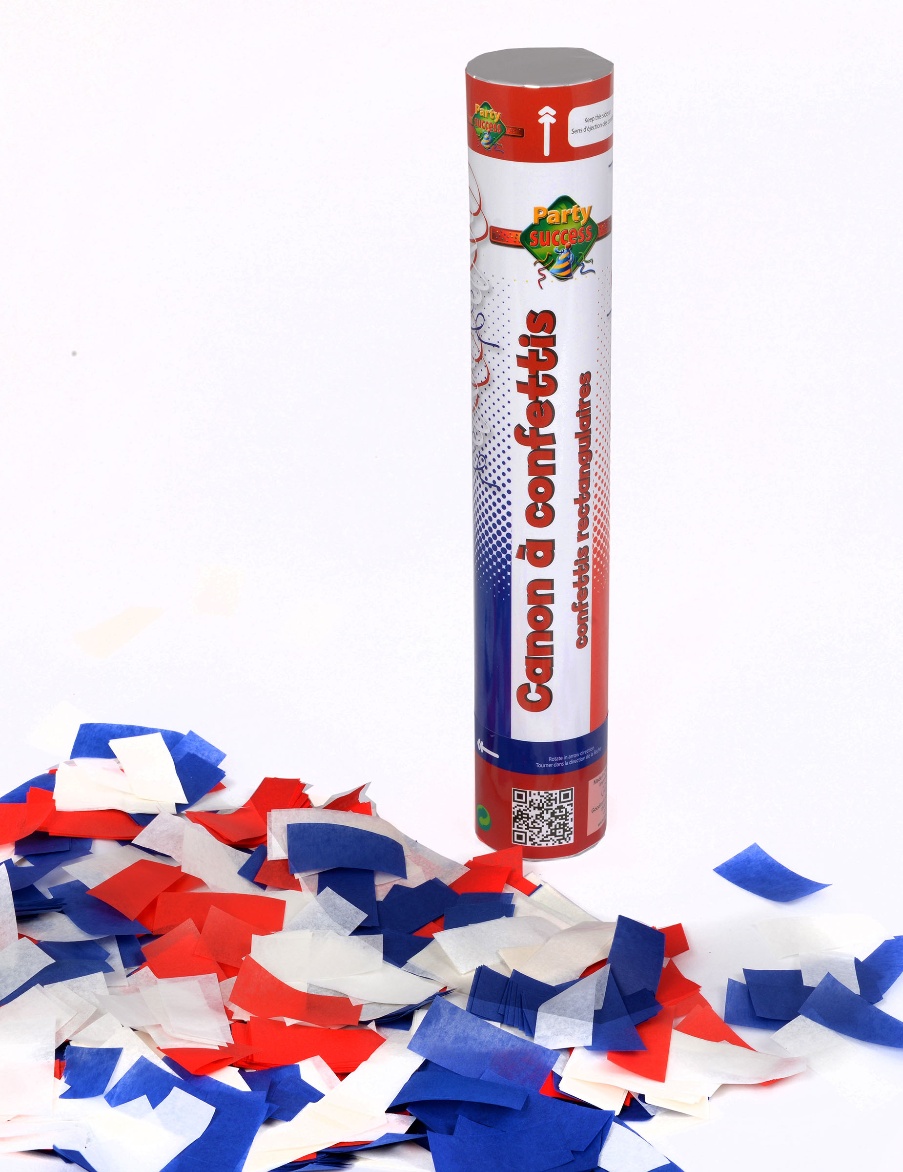 Canon à confettis supporter France 30 cm