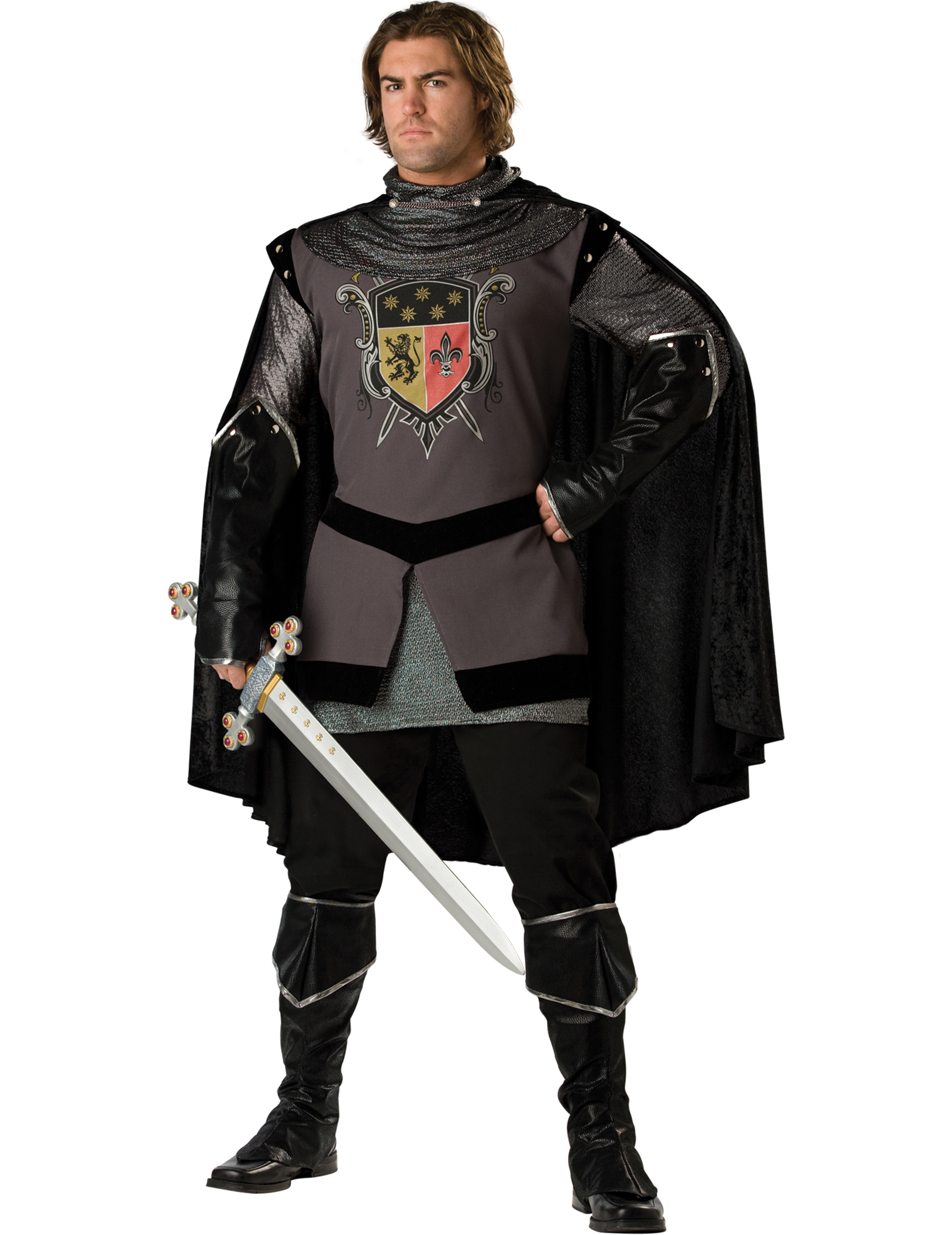 Déguisement Chevalier Noir pour homme - Premium