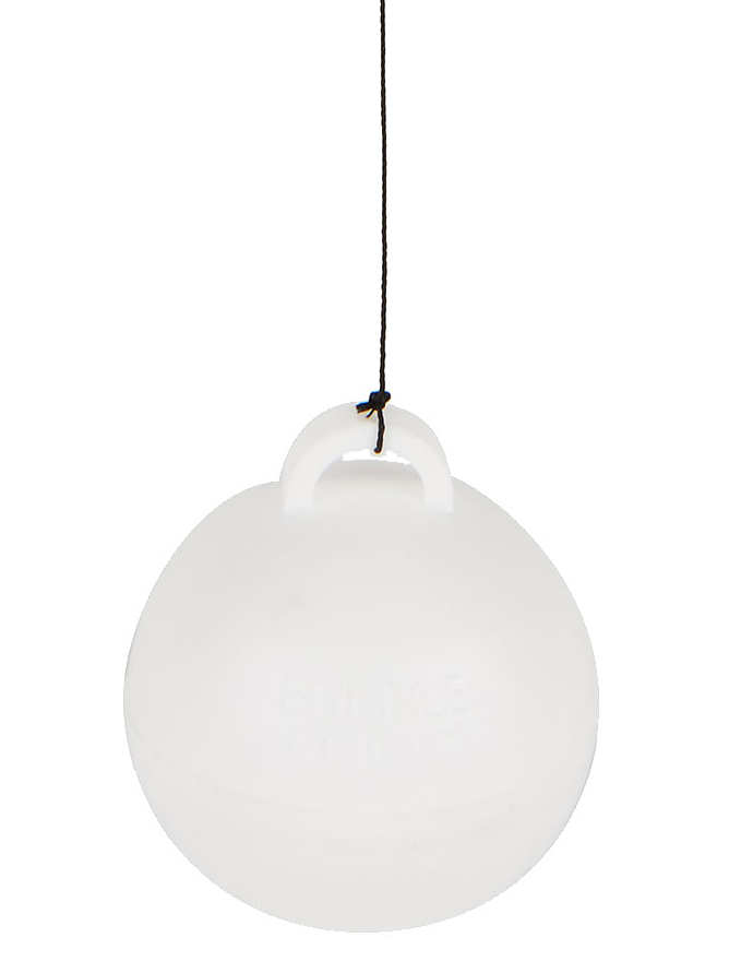 Poids ballon hélium blanc 35 g