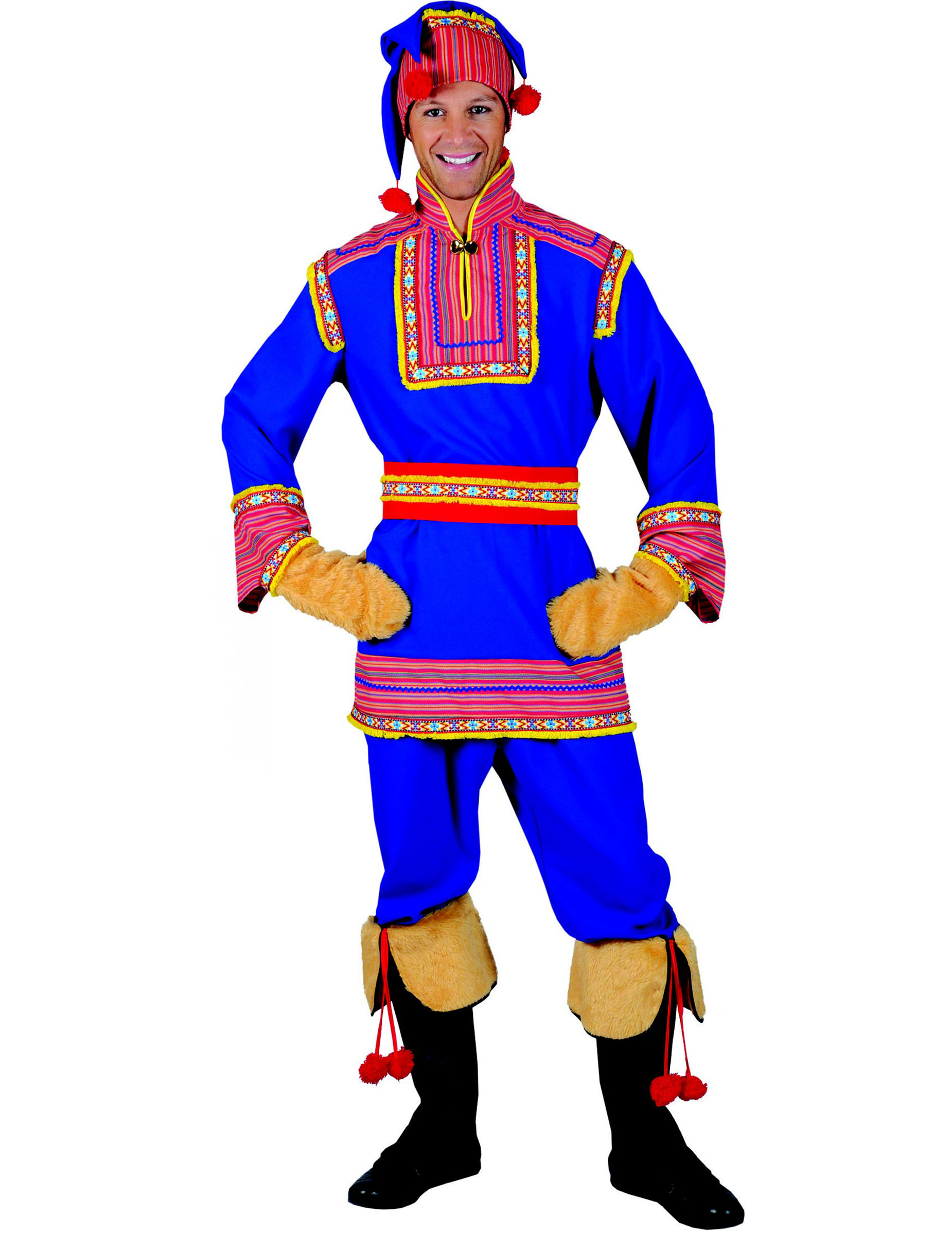 Déguisement russe bleu homme