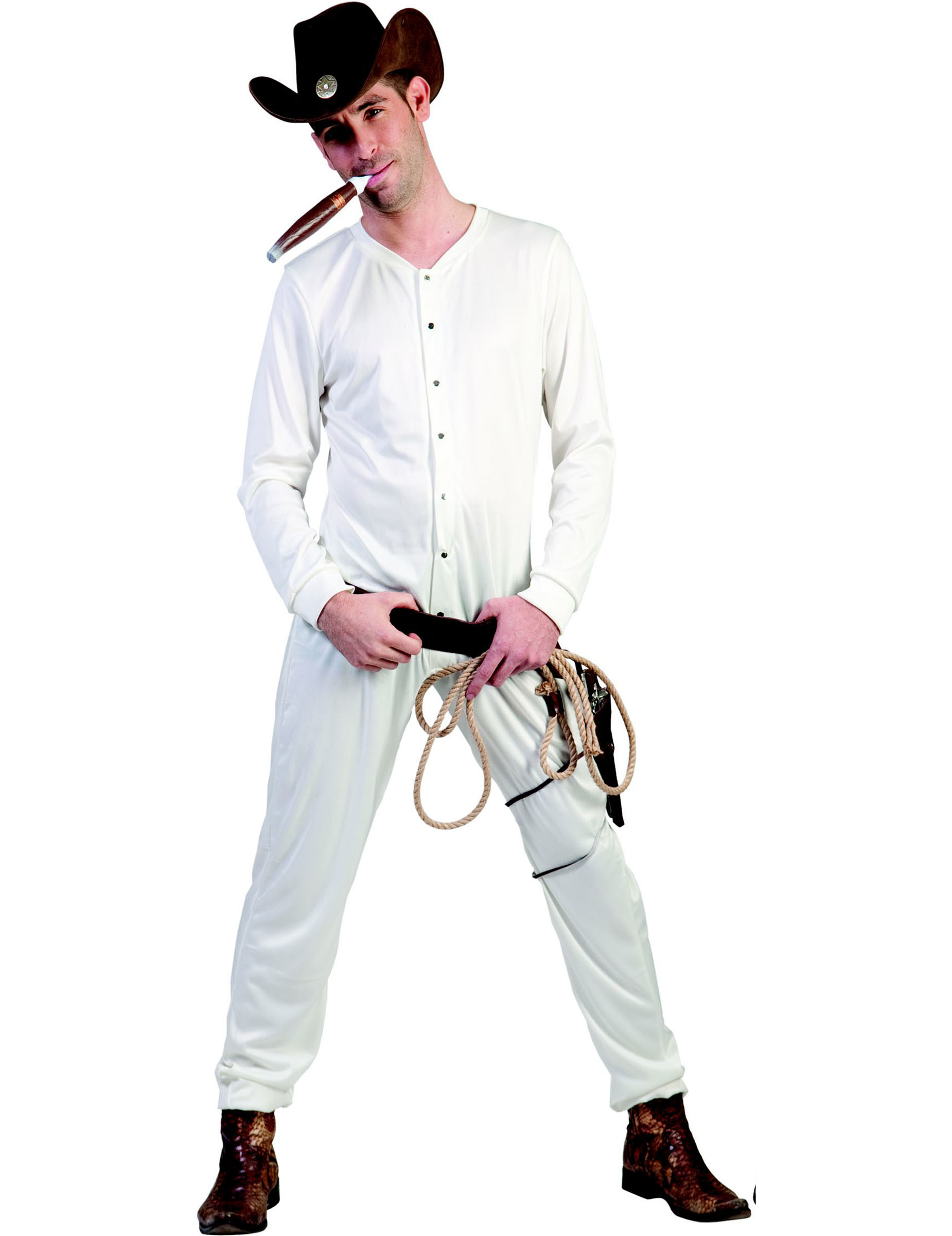 Déguisement sous vêtement cowboy adulte
