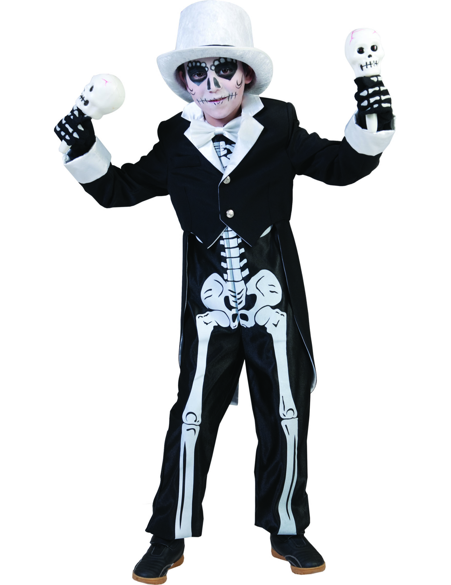Déguisement squelette chic garçon Halloween