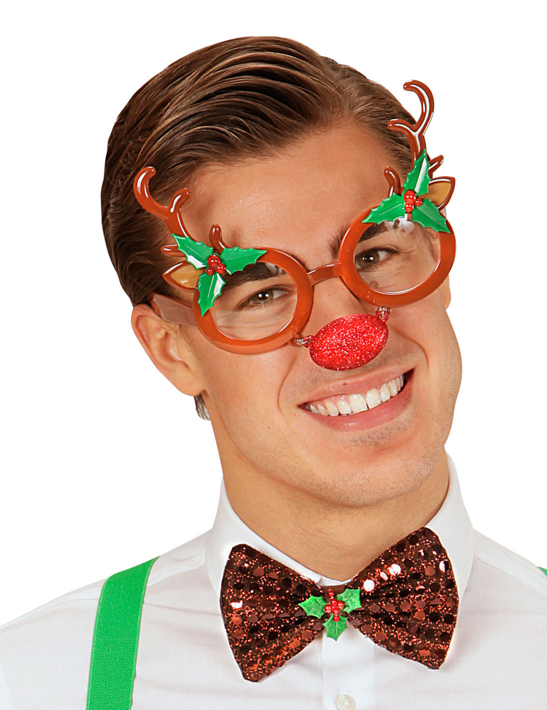 Lunettes petit renne adulte Noël