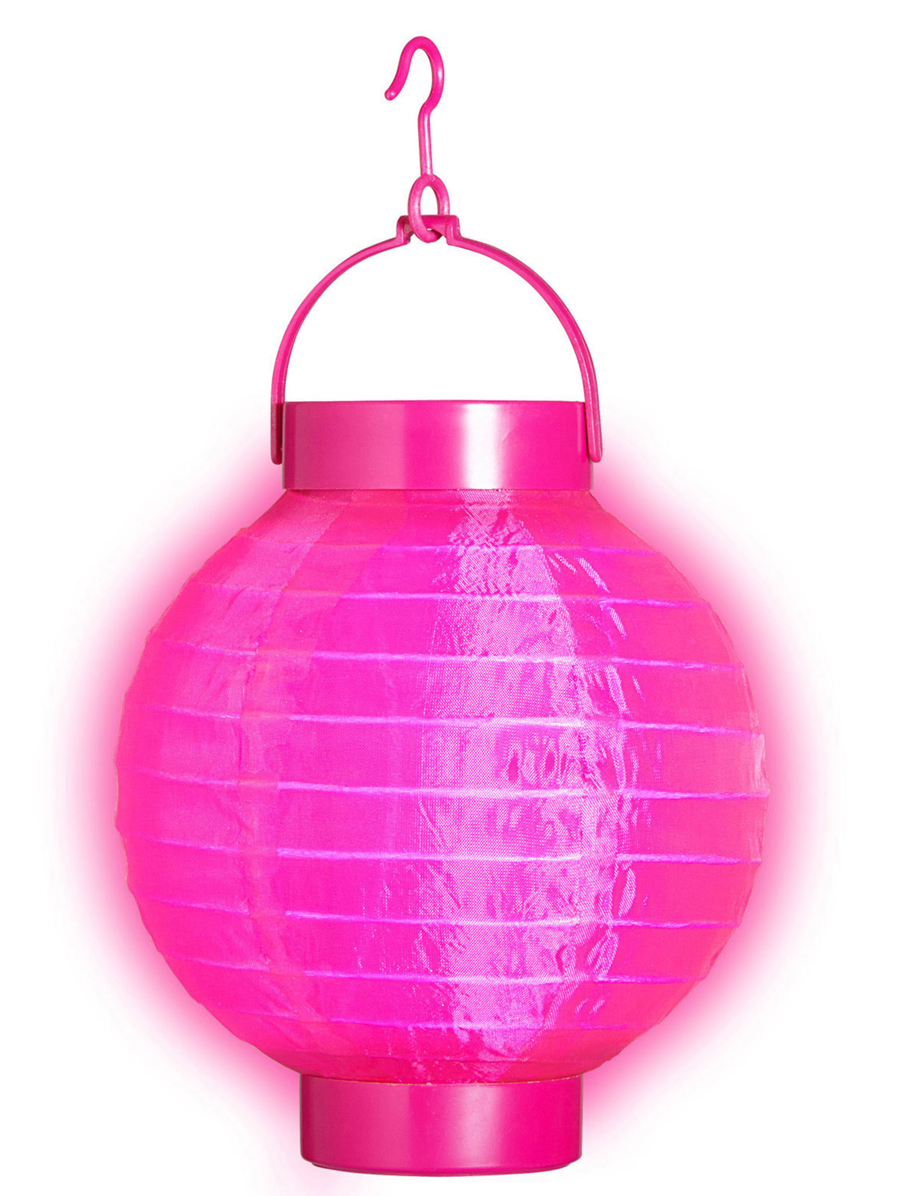 Lanterne lumineuse rose 15 cm
