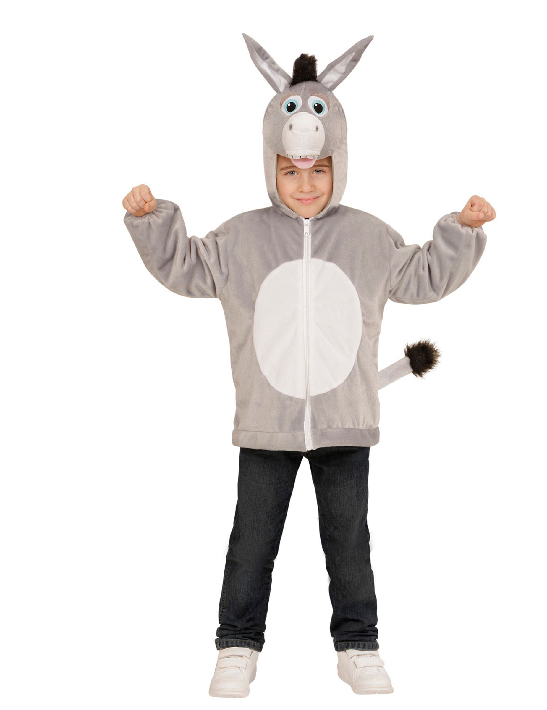 Veste à capuche âne enfant