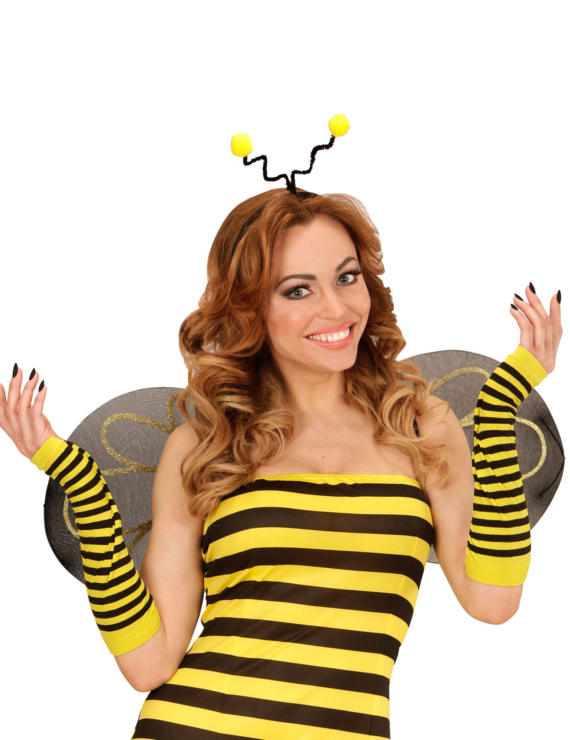 Mitaines longues abeille adulte