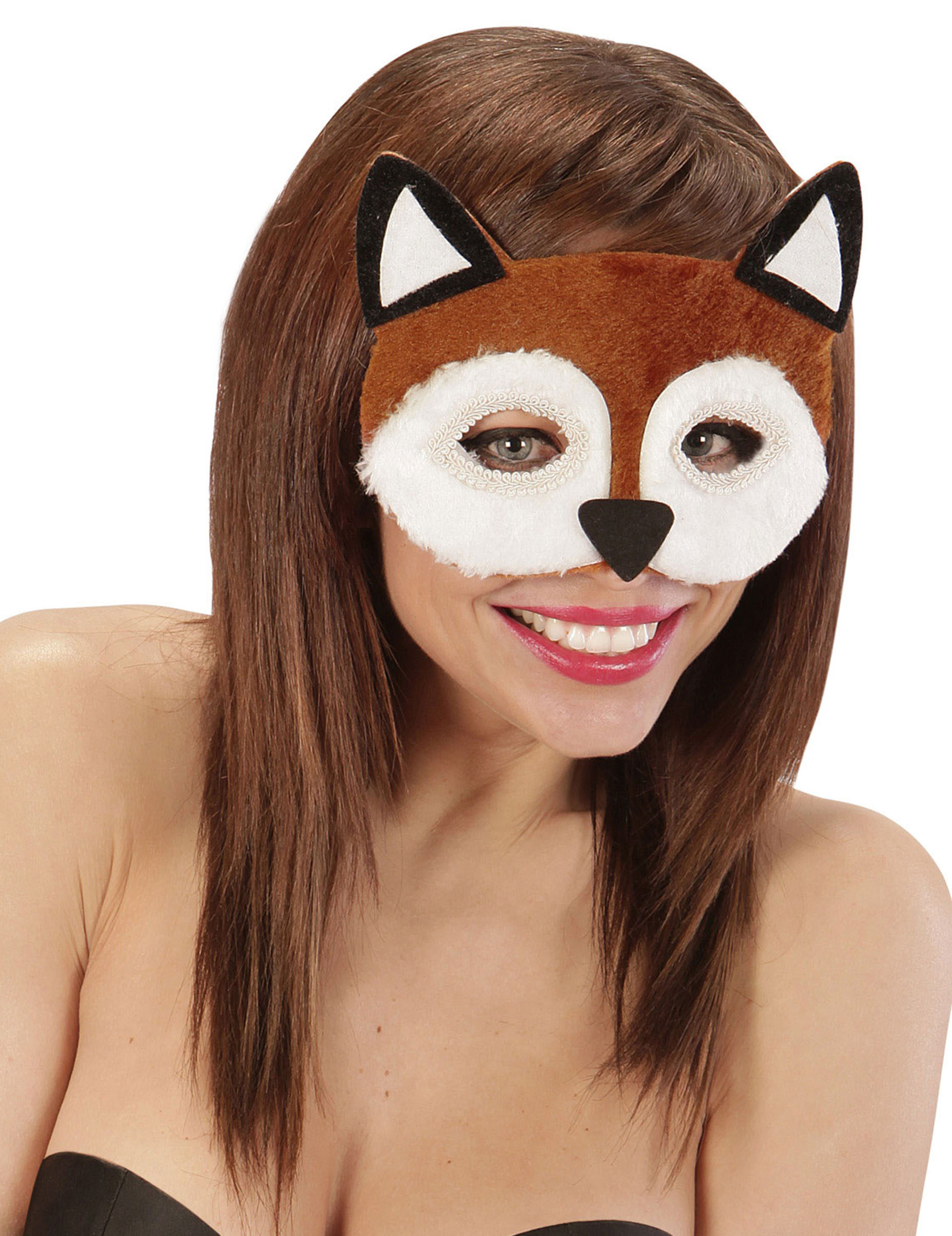 Loup peluche renard adulte