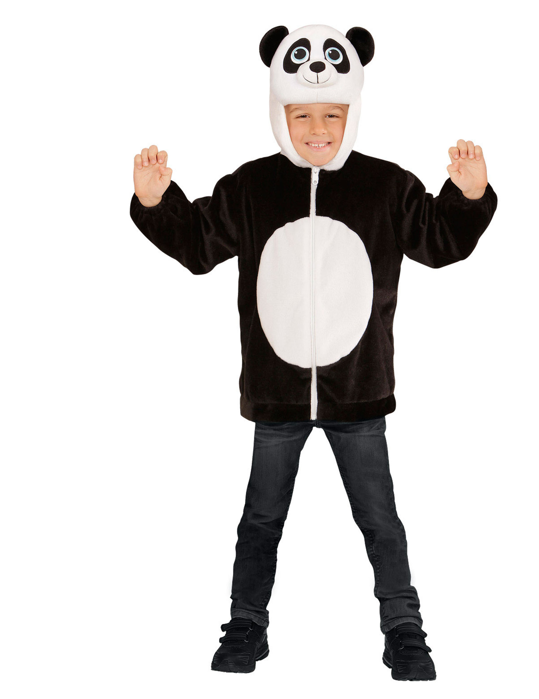 Veste à capuche panda enfant