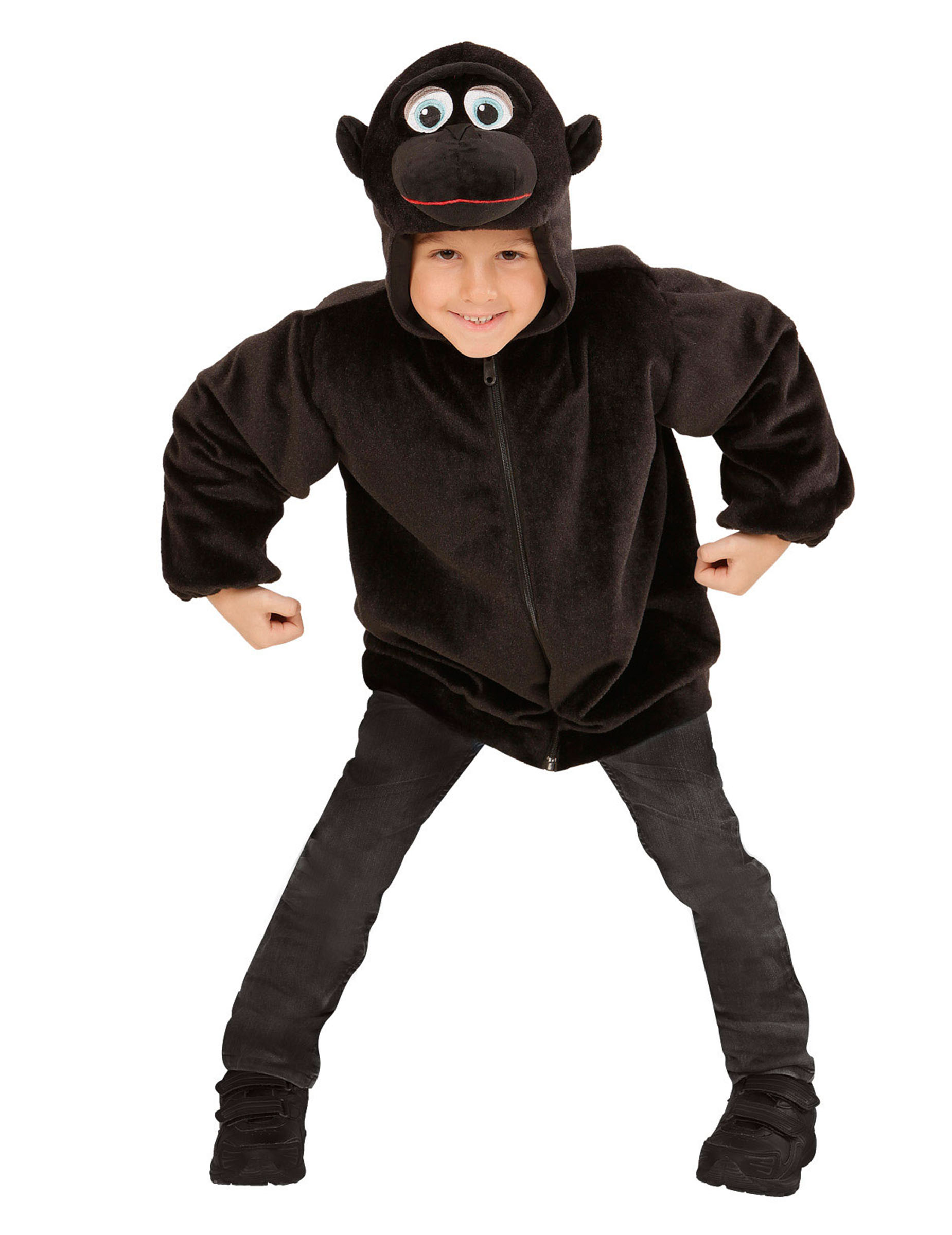Veste à capuche gorille enfant