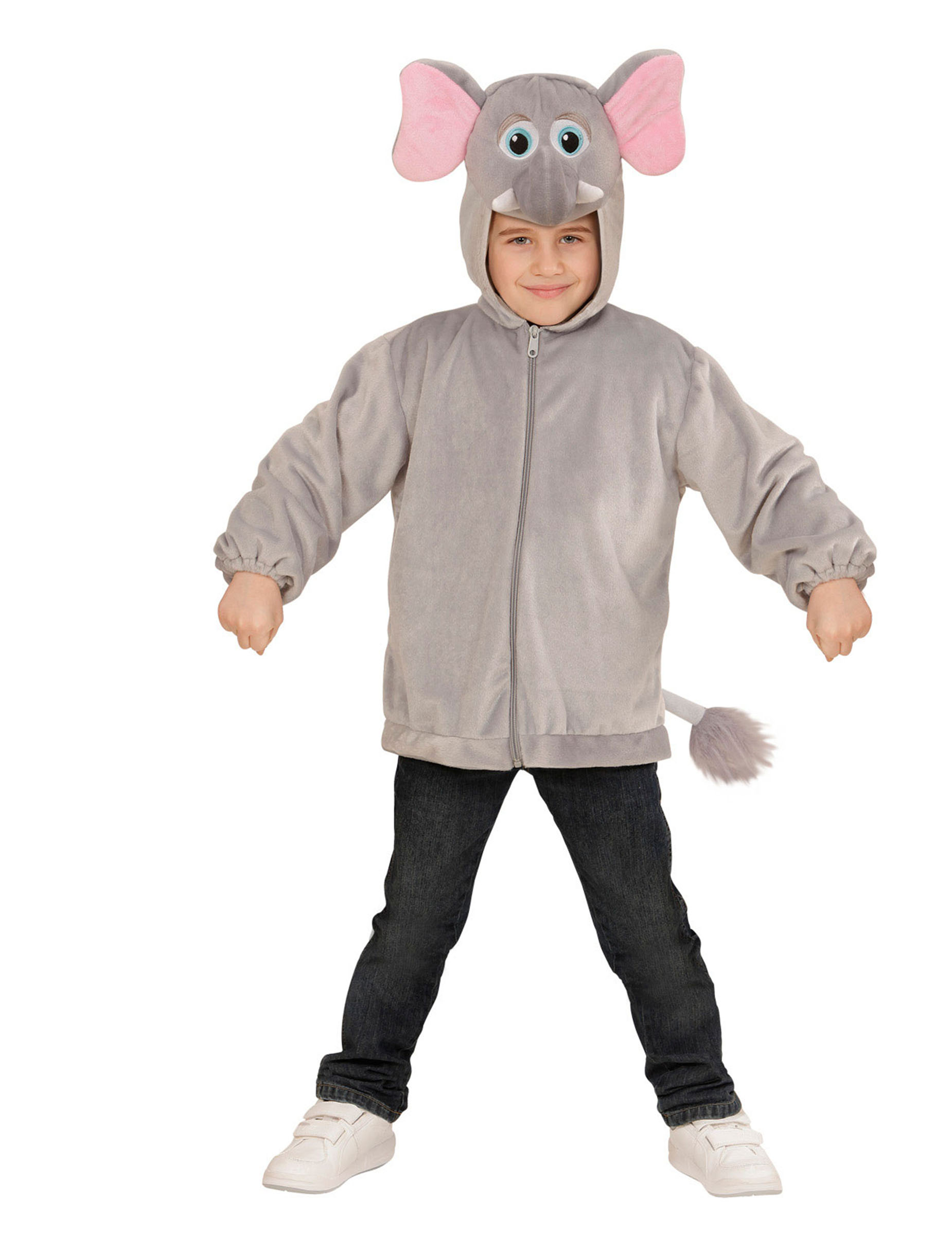 Veste à capuche éléphant enfant