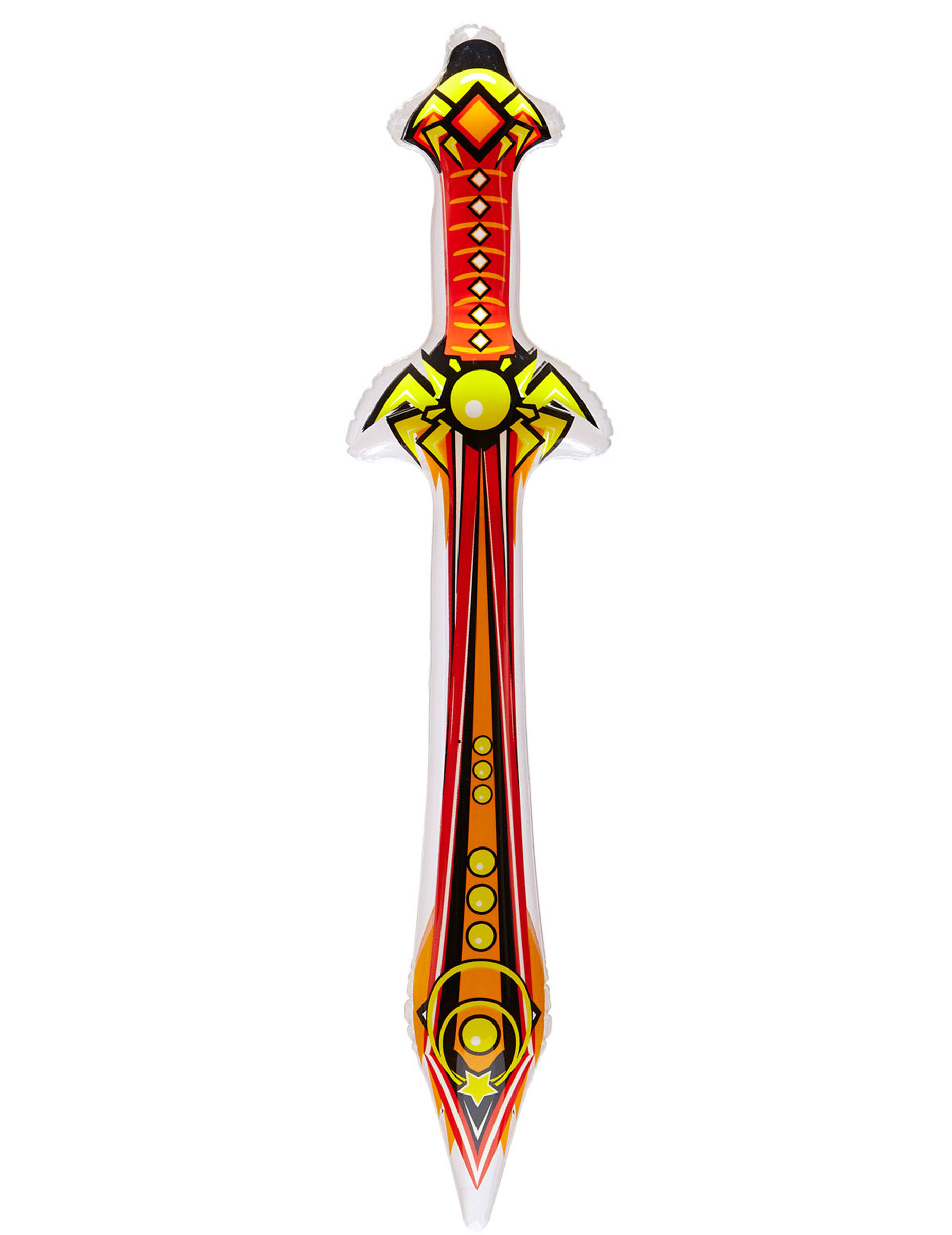 Epée gonflable rouge 70 cm en plastique
