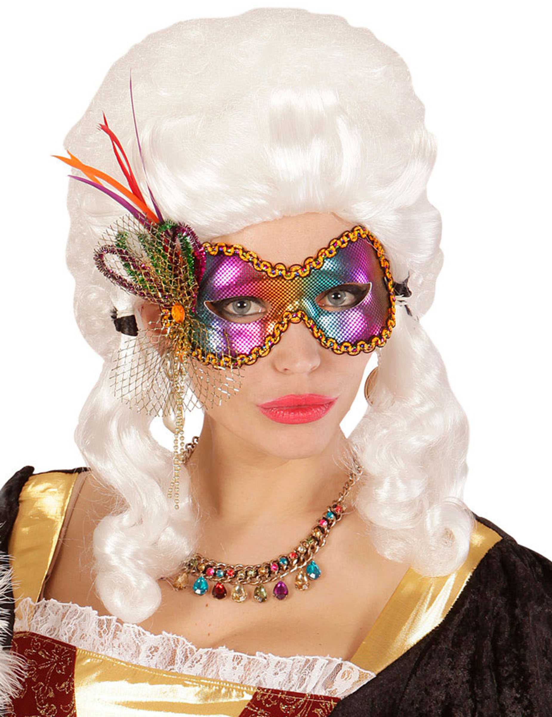 Loup papillon multicolore femme