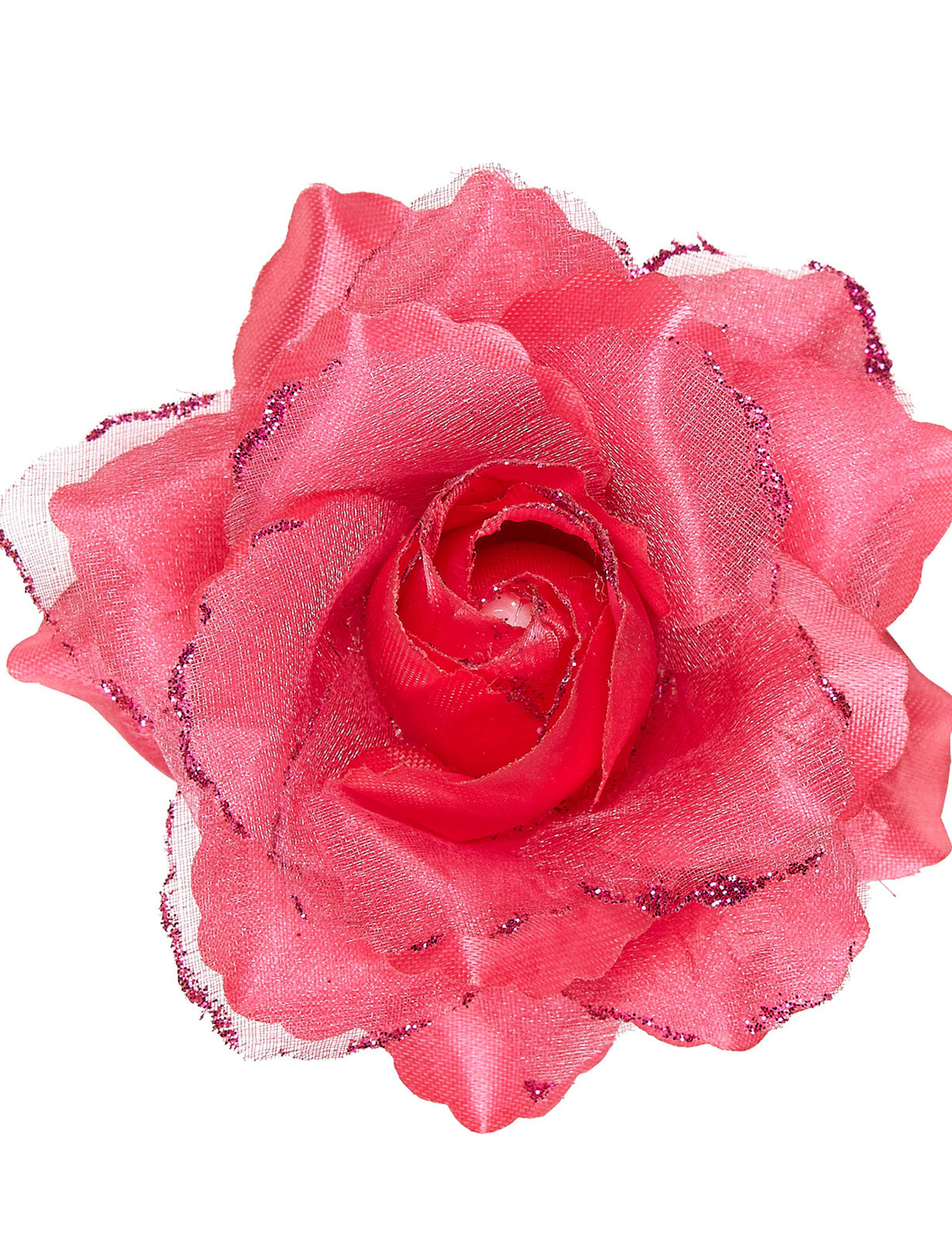Rose fuschia pour cheveux femme