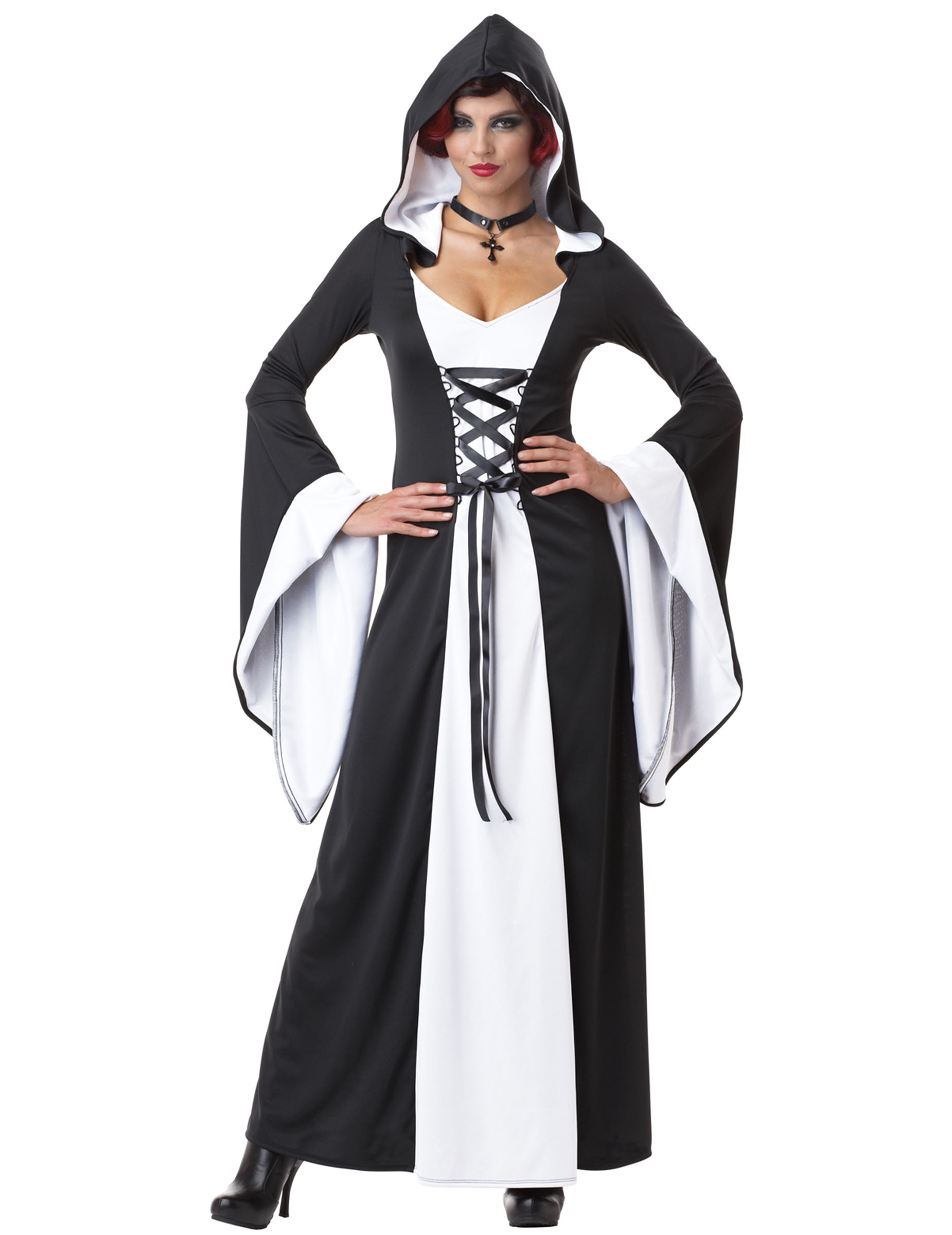 Déguisement Robe à Capuche médiévale pour femme