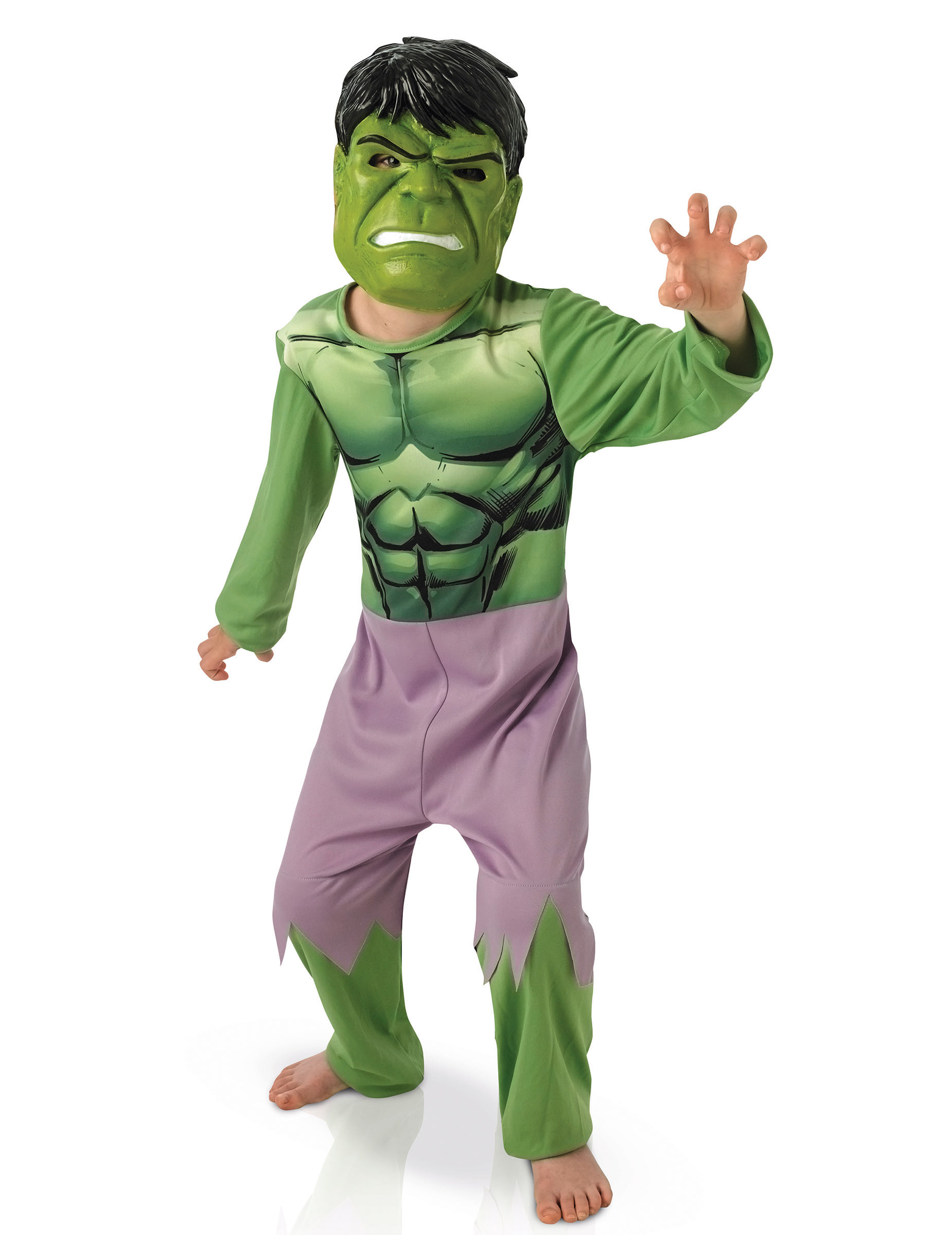 Déguisement classique Hulk + masque enfant - Avengers