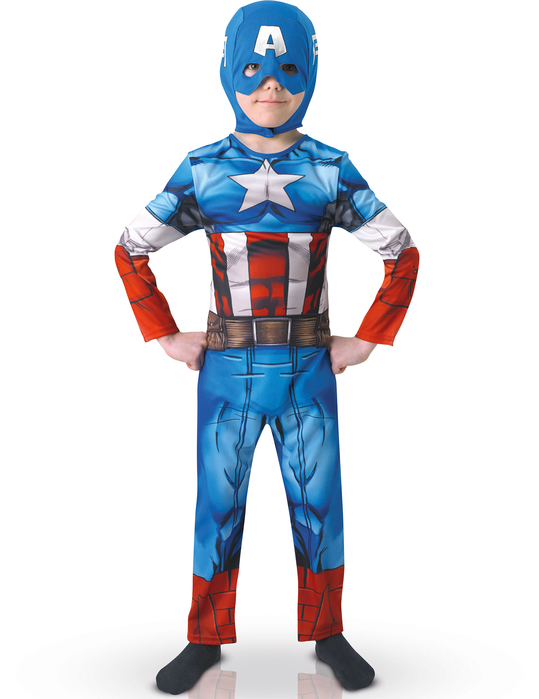 Déguisement classique Captain America Avengers Assemble enfant