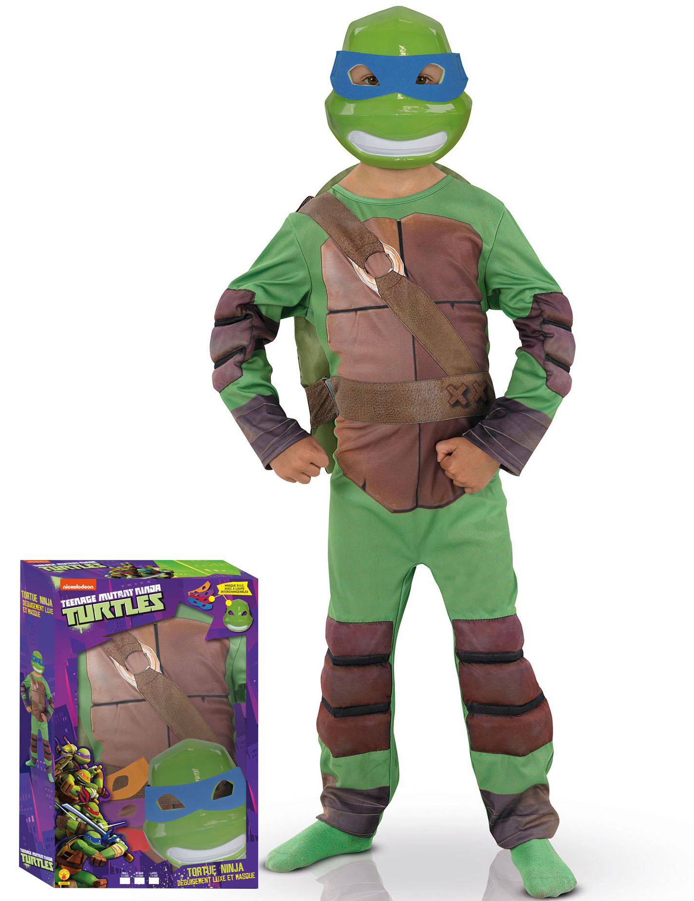 Coffret déguisement luxe rembourré Tortues Ninja enfant