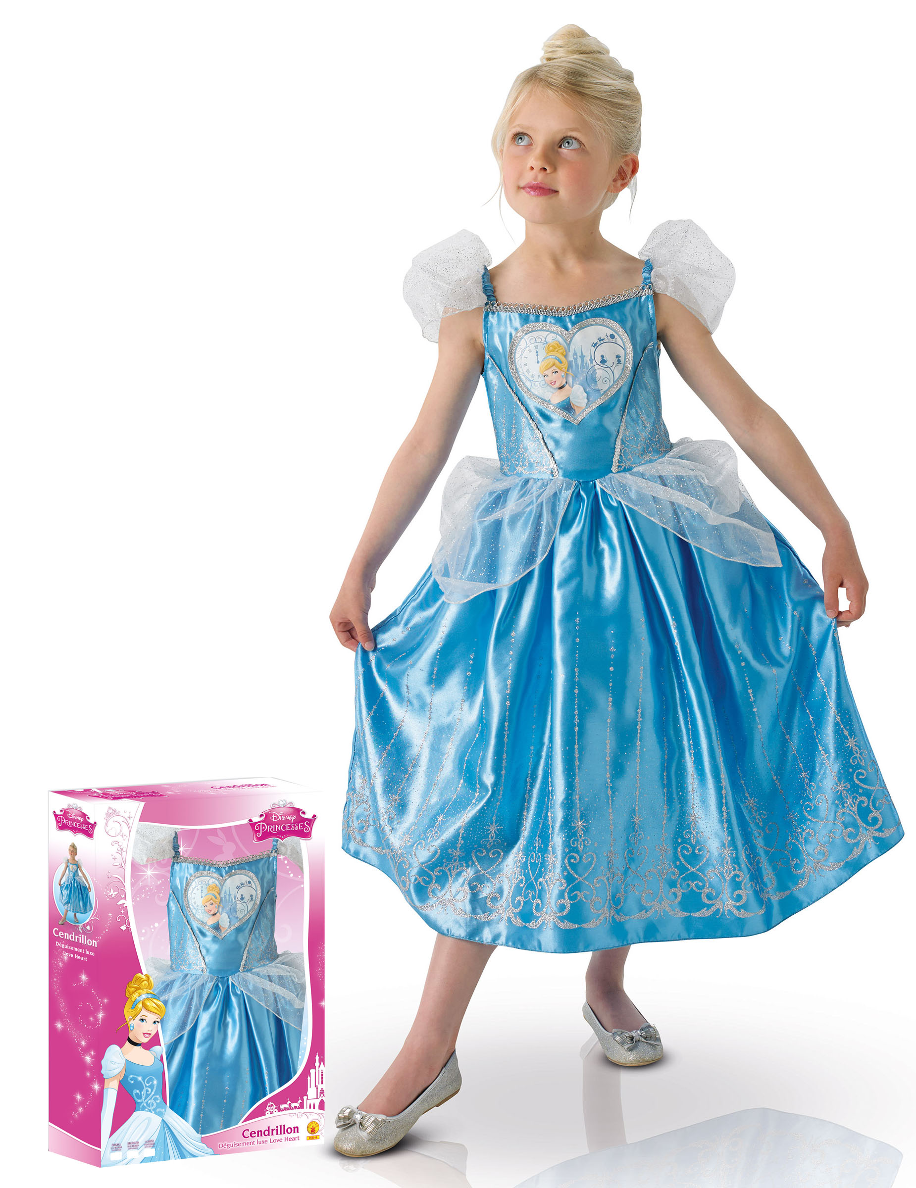 Coffret déguisement luxe Love Heart Cendrillon fille
